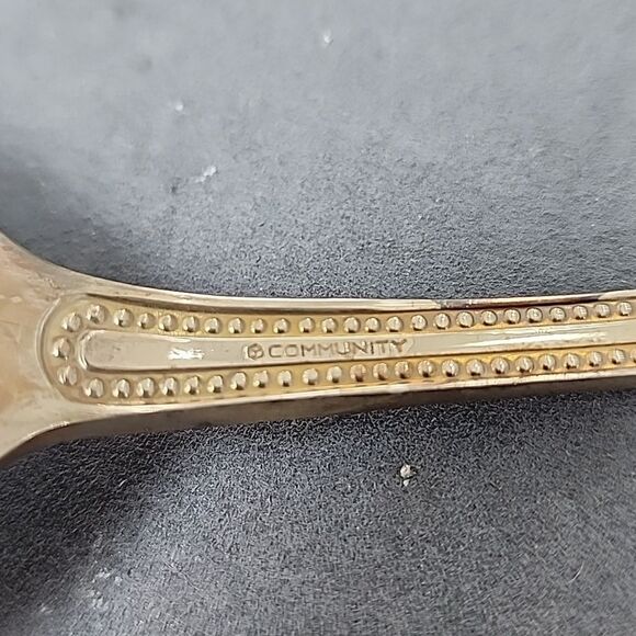 Vintage Silver Plated Community Merry Christmas Serving Spoon - Picture 3 of 3